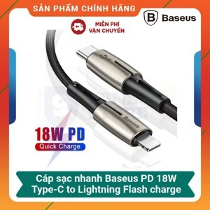 Cáp sạc nhanh C to Lightning Baseus Waterdrop Series PD