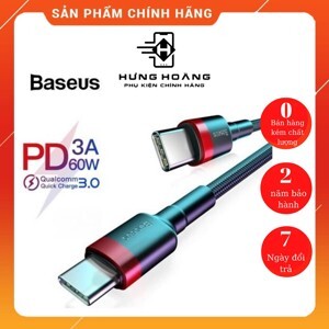 Cáp sạc nhanh C to Lightning Baseus Cafule PD 18W