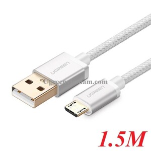 Cáp sạc truyền dữ liệu USB 2.0 sang MICRO USB Ugreen 30656 1.5M