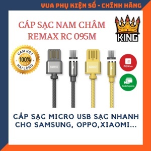 Cáp sạc từ Android bọc dù dây bện Remax RC-095M