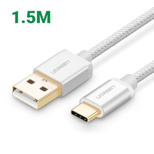 Cáp sạc USB 2.0 to Type C dài 1,5m Ugreen 20813