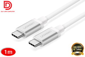 Cáp sạc USB 3.1, USB Type-C, Ugreen 10681 1m Trắng