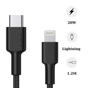 Cáp sạc USB-C sang Lightning Aukey CB-CL1