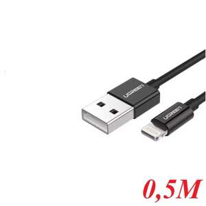 Cáp sạc USB Lightning 0.5m Ugreen 40984 cho IPhone