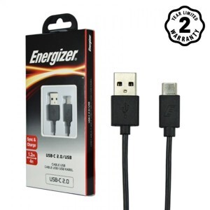 Cáp sạc USB Type C Energizer C11C2AMGBK4