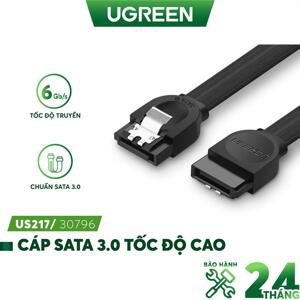 Cáp Sata 3 2 đầu thẳng Ugreen 30796