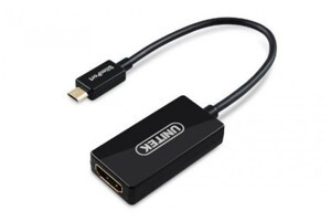 Cáp Slimport to HDMI Unitek Y-6304 dùng cho điện thoại LG Nexus 4, 5, 7, G Pro, G2, G Pad, Asus Fonepad, HP Chromebook