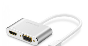 Cáp Thunderbolt sang HDMI + VGA Ugreen 20421