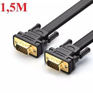 Cáp tín hiệu 2 đầu VGA cáp dẹt VG105 Ugreen 11665 1.5M