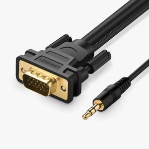 Cáp tín hiệu VGA hỗ trợ Audio 3.5mm Ugreen 11643