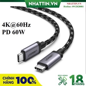 Cáp Type C Gen 1 dài 2M Ugreen 50450