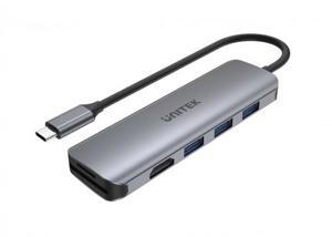 Cáp Type C sang 3 USB 3.0 + HDMI + TF/SD UNITEK H1107F