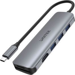 Cáp Type C sang 3 USB 3.0 + HDMI + TF/SD UNITEK H1107F