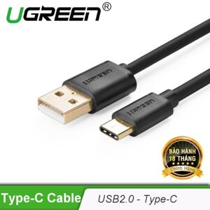 Cáp USB 2.0 chuẩn C cao cấp chính hãng Ugreen 30157