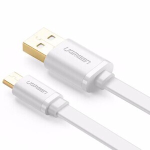 Cáp USB 2.0 To Micro B dẹt dài 0.5m Ugreen 10393