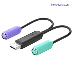 Cáp USB 2.0 to PS/2 Ugreen 20219