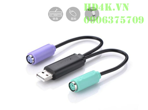 Cáp USB 2.0 to PS/2 Ugreen 20219