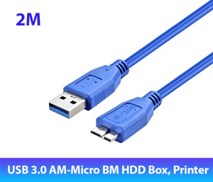 Cáp USB 3.0 AM-Micro BM 1.8m