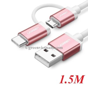 Cáp USB-A sang Micro USB Ugreen 30544 1.5M