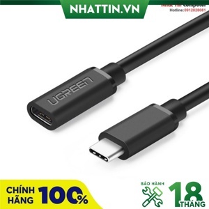 Cáp USB-C nối dài 50cm Ugreen 40574