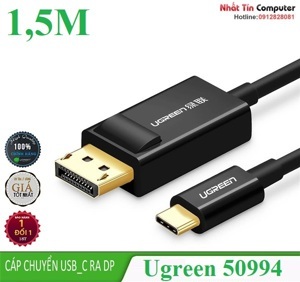 Cáp USB-C To Displayport 1,5m Ugreen 50994