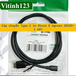 Cáp USB type C sang Micro B dài 1m UGREEN US312 20103