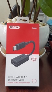 Cáp USB type C sang USB Unitek Y-C476