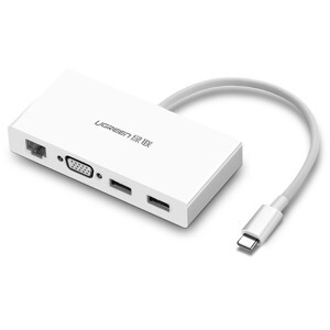 Cáp USB Type-C sang VGA, Lan 10/100Mbps, Hub USB 3.0 Ugreen UG-40378