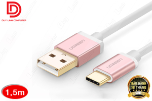 Cáp USB Type C to USB 2.0 vỏ nhôm Ugreen 30509 1.5m