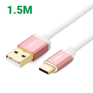 Cáp USB Type C to USB 2.0 vỏ nhôm Ugreen 30509 1.5m