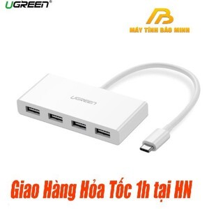 Cáp USB Type C to USB 3.0 chia 4 cổng Ugreen 40379