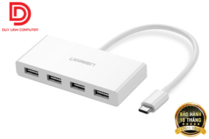 Cáp USB Type C to USB 3.0 chia 4 cổng Ugreen 40379