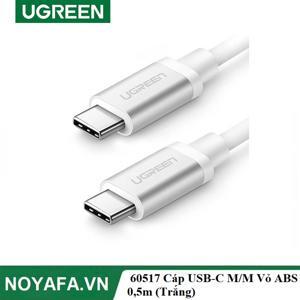 Cáp USB Type C to USB Type C kết nối sạc, truyền dữ liệu dài 0,5m Ugreen 60517