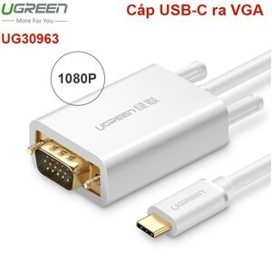 Cáp USB Type-C to VGA Ugreen 30842 - 1,5m