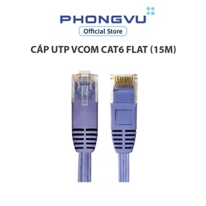 Cáp UTP Vcom Cat6 flat (15m)