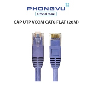 Cáp UTP Vcom Cat6 flat (20m)