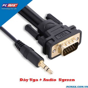 Cáp vga + audio 3 m chính hãng Ugreen 11627