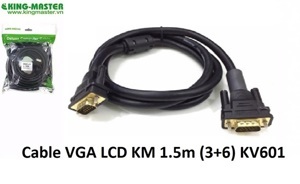 Cáp VGA Kingmaster 15m (3+6) KV601