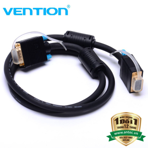 Cáp VGA tròn Vention P350VGA-B150 1.5m