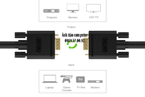 Cáp VGA Unitek LCD 3C+6 Y-C 503FGY