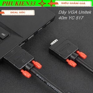 Cáp VGA Unitek Y-C518C - 50m