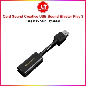 Card âm thanh Creative USB Sound Blaster Play 3