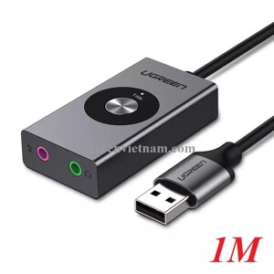 Card âm thanh - Sound Card USB 2.0 to 3.5mm Ugreen 50711