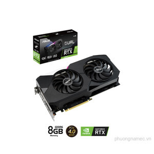 Card đồ họa - VGA Asus Dual GeForce RTX 3060 Ti OC Edition O8GB GDDR6