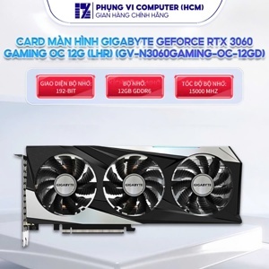 Card đồ họa Gigabyte GeForce RTX 3060 GAMING OC 12G (GV-N3060GAMING OC-12GD)