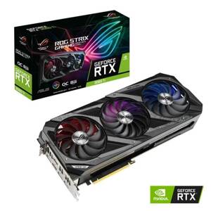 Card đồ họa - Vga Asus Rog Strix Geforce Rtx 3060 Ti Oc (Rog-Strix-Rtx3060Ti-O8G-Gaming)