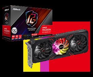 Card đồ họa - VGA Card Asrock Radeon RX 6600 XT Phantom Gaming D 8GB OC