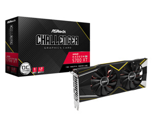 Card đồ họa - VGA Card ASRock Radeon RX 5700 XT Challenger D 8G OC