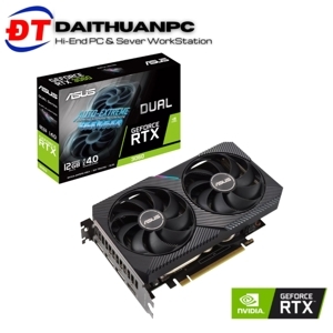 Card đồ họa - VGA Card ASUS Dual GeForce RTX 3060 V2 OC Edition 12GB GDDR6