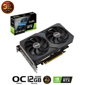 Card đồ họa - VGA Card ASUS Dual GeForce RTX 3060 V2 OC Edition 12GB GDDR6